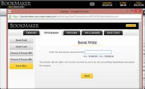 Latest Bookmaker Deposit & Payout Info .